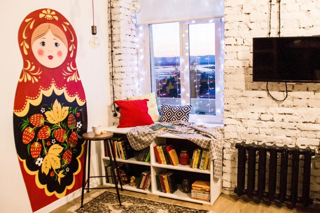 Matryoshka Apartment คาบารอฟสค์ ภายนอก รูปภาพ